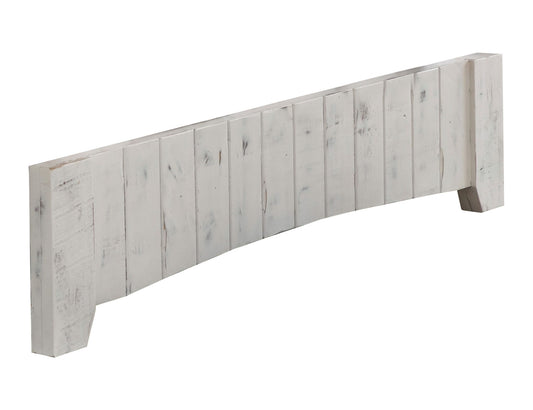 Pueblo - King Footboard & Rails - Antiqued White