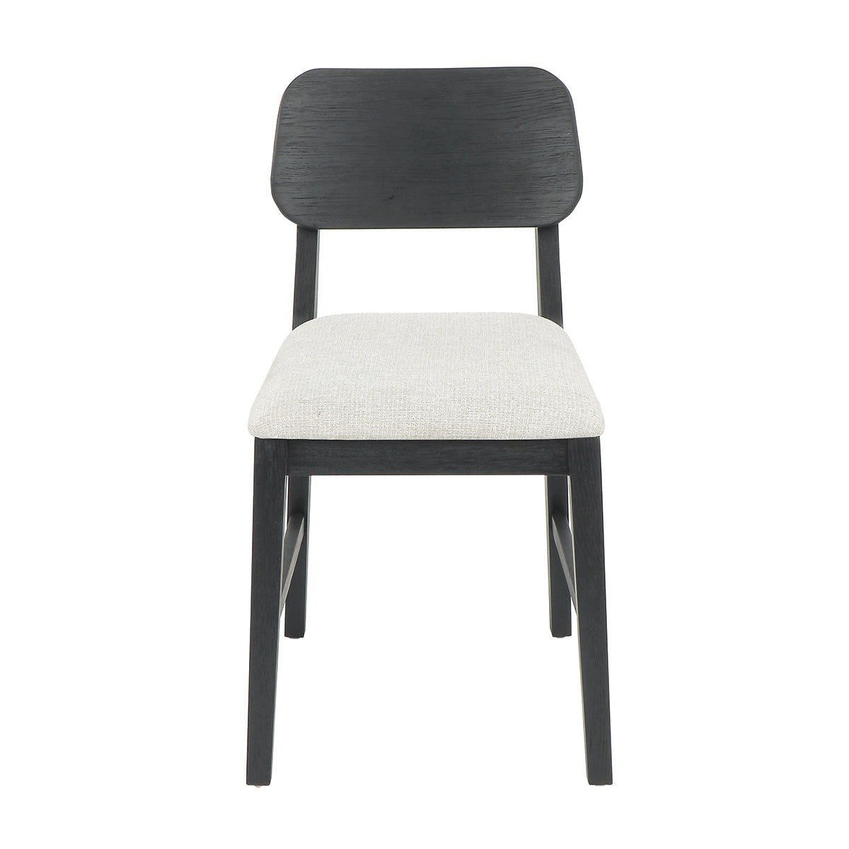 Deaven - Upholstered Dining Chair (Set of 2) - Oak Black