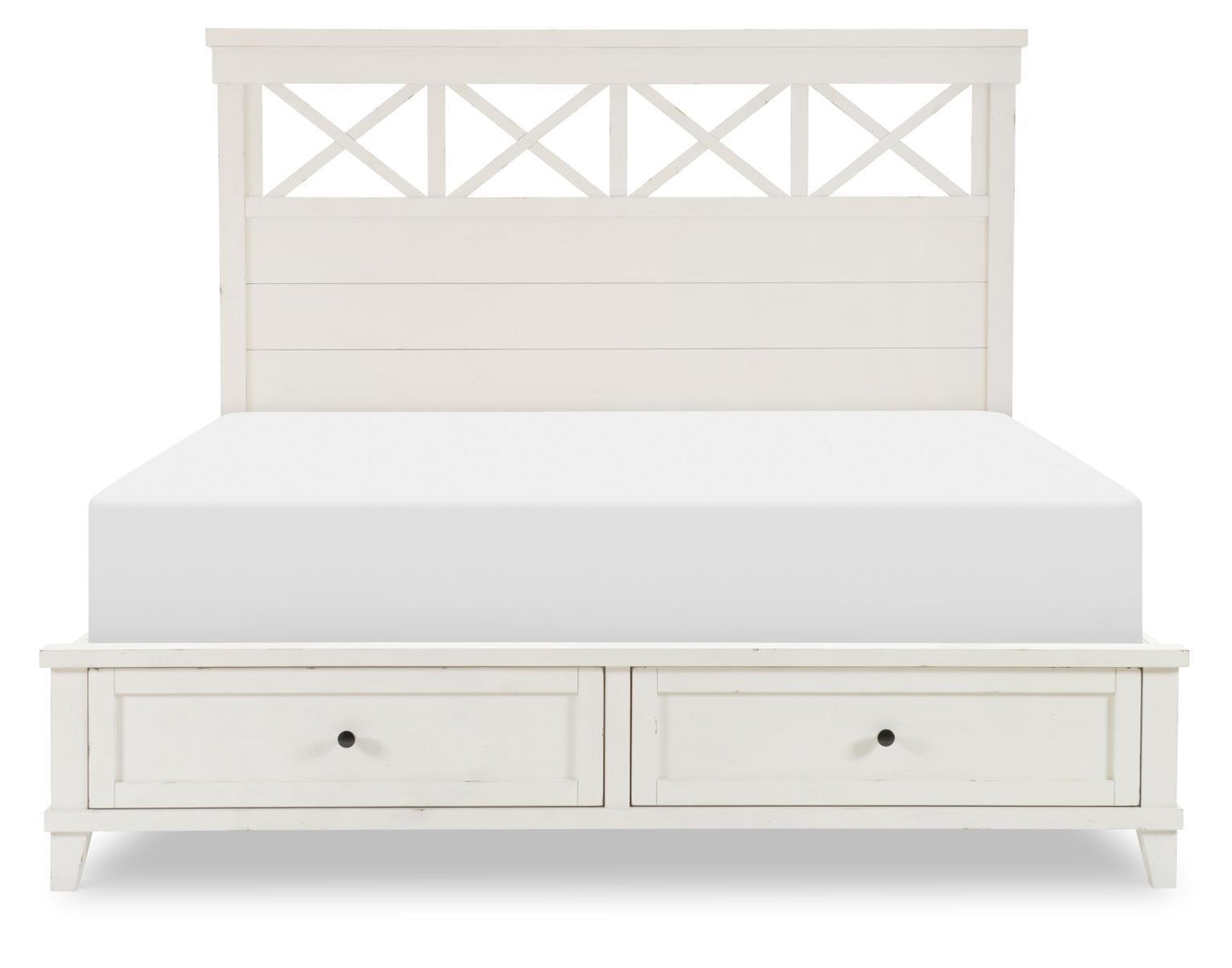 XXX's And OOO's - Queen Storage Footboard - Cotton