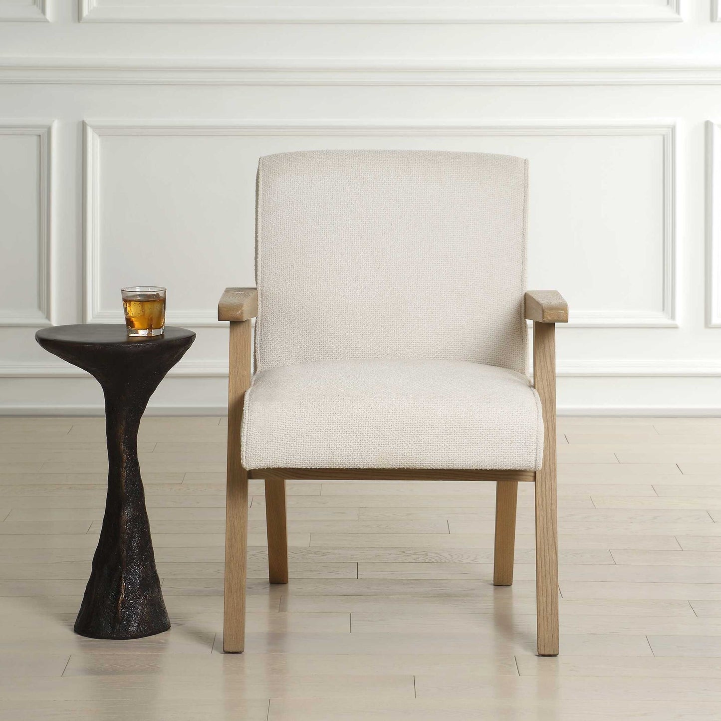 Blakely - Dining Arm Chair - White