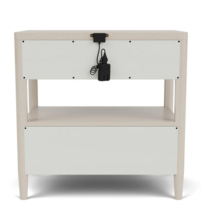 Laguna - 2 Drawer Nightstand - Beige