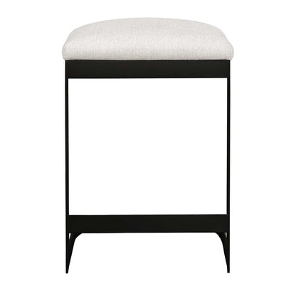 Maude - Outdoor Counter Stool - White / Black