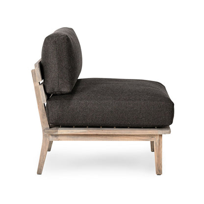 Podium - Outdoor Armless Chair - Dark Gray