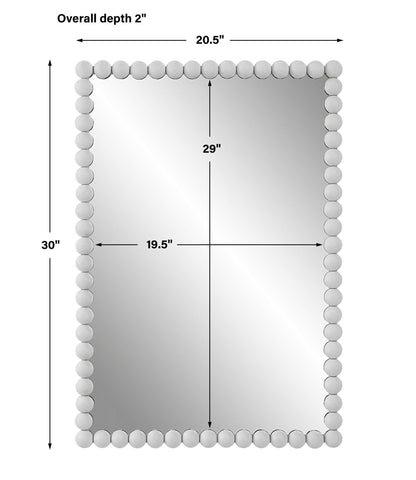 Serna - Vanity Mirror - White