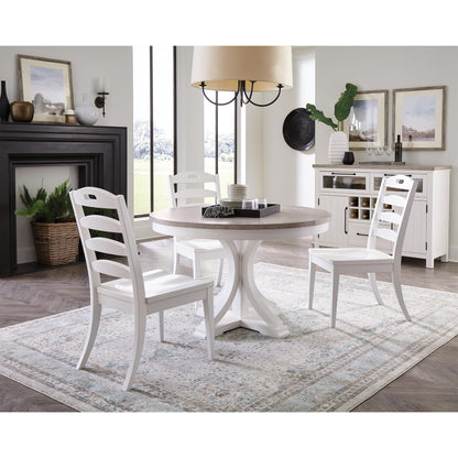 Cora - Round Dining Table Top - Cloud / Fog