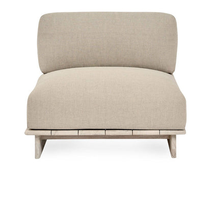 Livia - Outdoor Armless Chair - Taupe