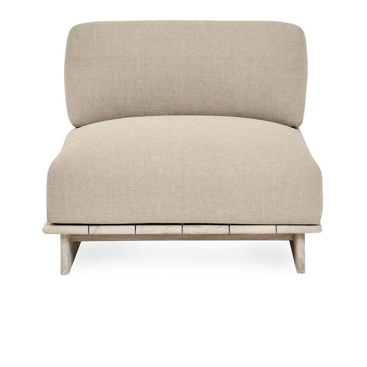 Livia - Outdoor Armless Chair - Taupe