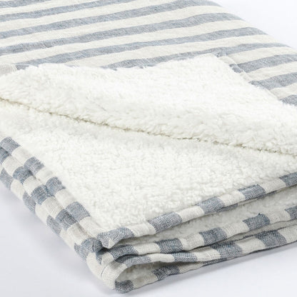 Throws - TC Cyprus Throw - Ivory / Gray