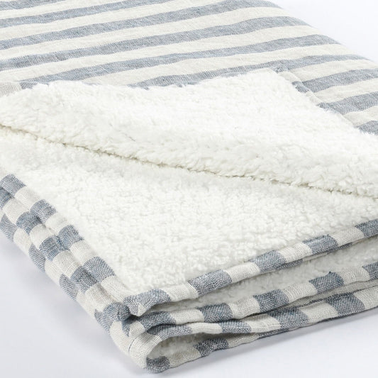 Throws - TC Cyprus Throw - Ivory / Gray