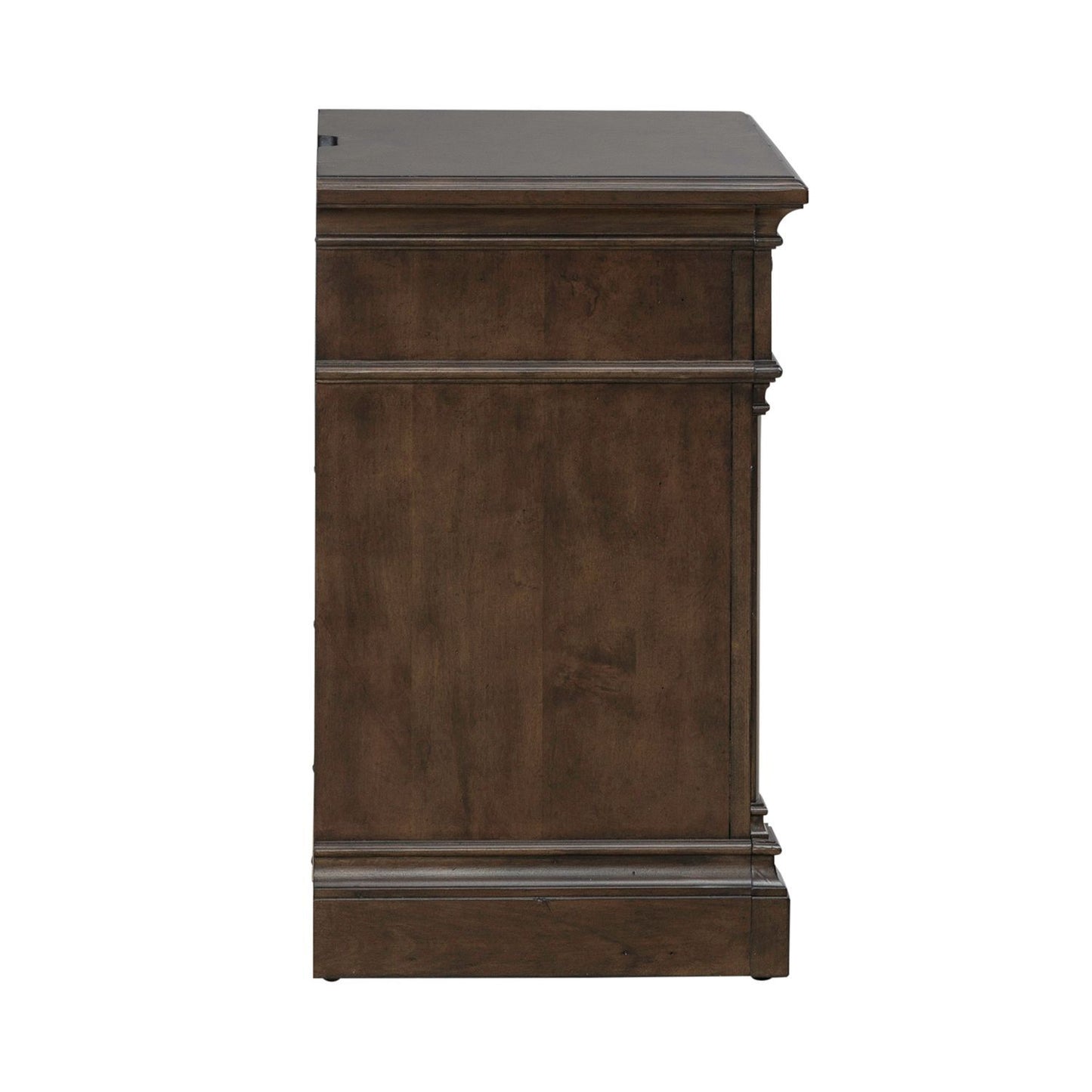 Arden Road - Nightstand With Charging Station - Satin Cherry