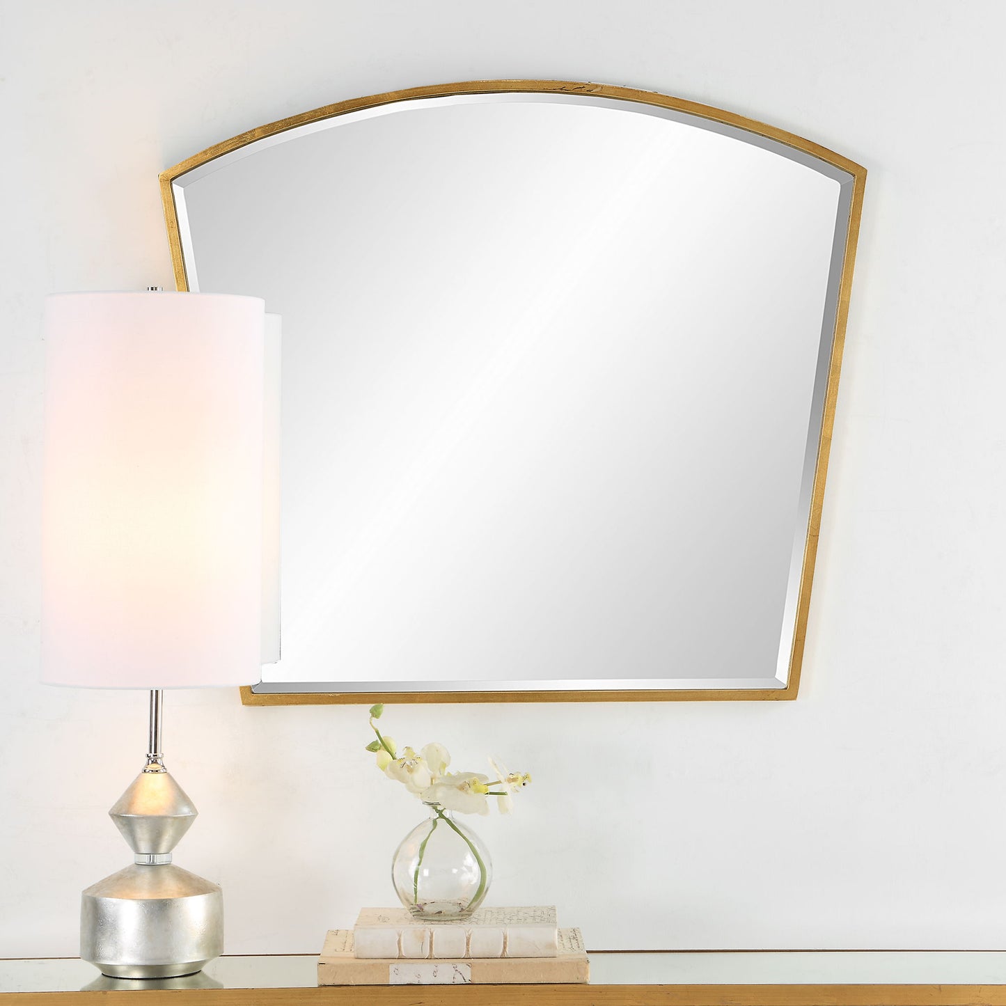 Boundary - Gold Arch Mirror