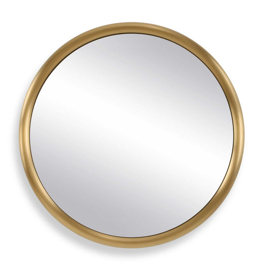 Atkinson - Modern Round Mirror - Brass