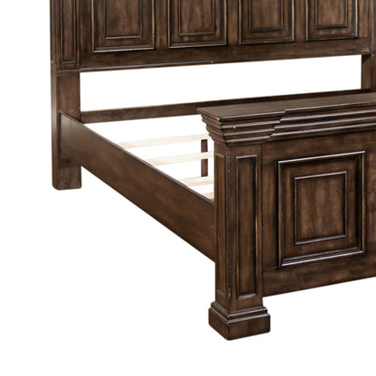 Big Valley - Panel Bed Rails - Brownstone