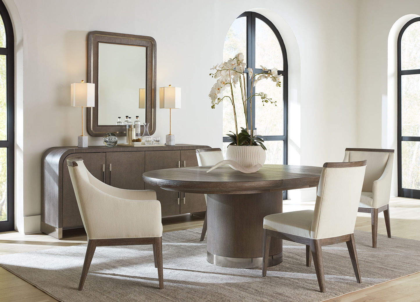 Modern Mood - Raffia Landscape Mirror