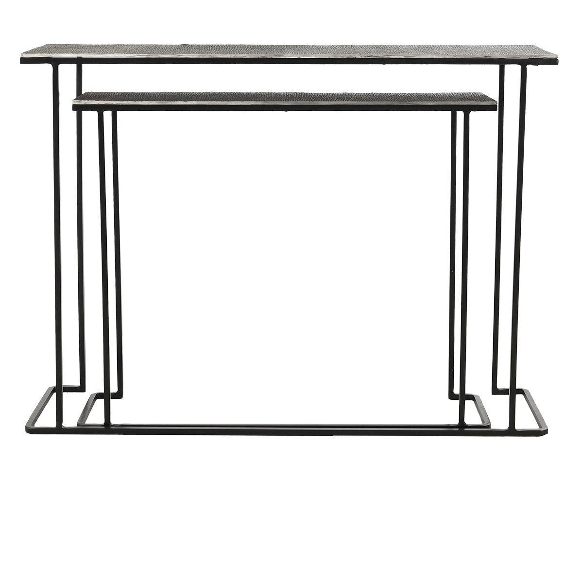 Jonah - Console Table (Set of 2) - Gray