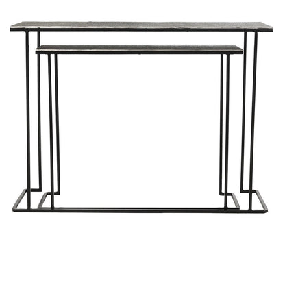 Jonah - Console Table (Set of 2) - Gray