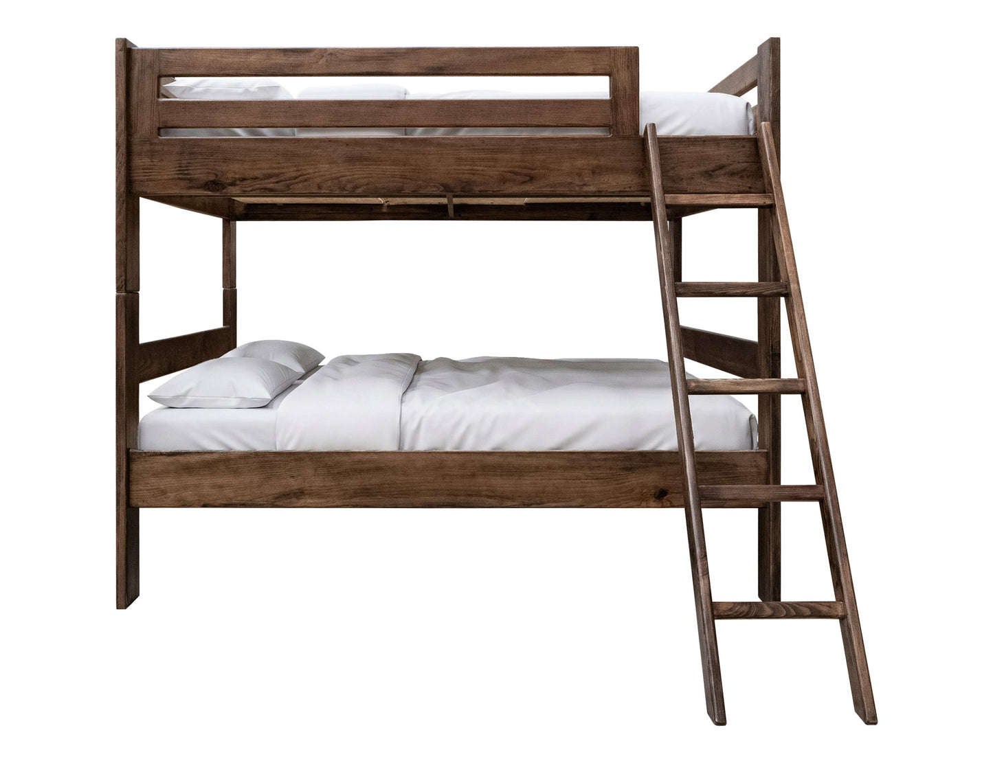 Forte - Top Bunk Bed Full Over Full - Brown