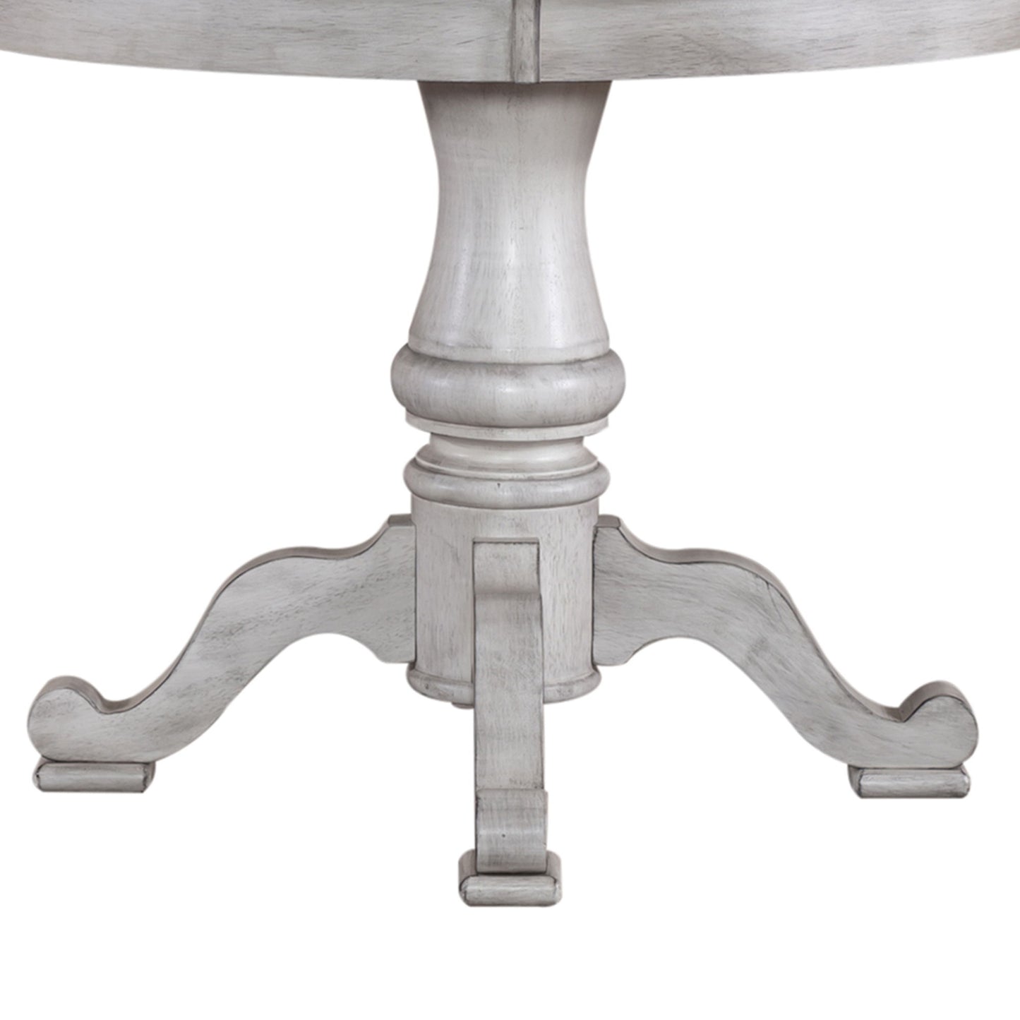 Ocean Isle - Single Pedestal Table Base - Antique White