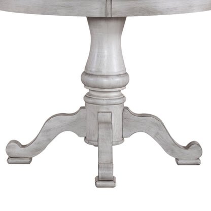 Ocean Isle - Single Pedestal Table Base - Antique White