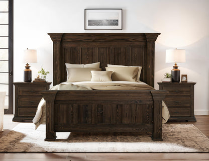 Desire - King Footboard - Mahogany Brown
