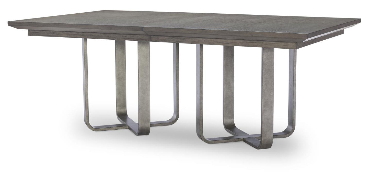 Terra Luna - Trestle Table Top - White Cloud & Nightfall