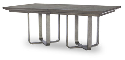 Terra Luna - Trestle Table Top - White Cloud & Nightfall