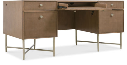 Sonnet - Sonnet Executive Desk - Dark Gray