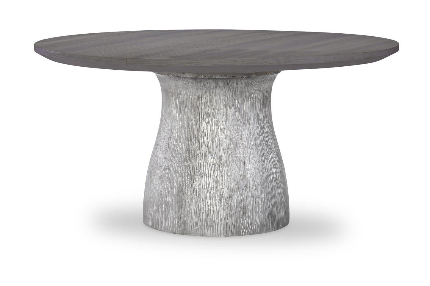 Terra Luna - Complete Round Pedestal Table - White Cloud & Nightfall