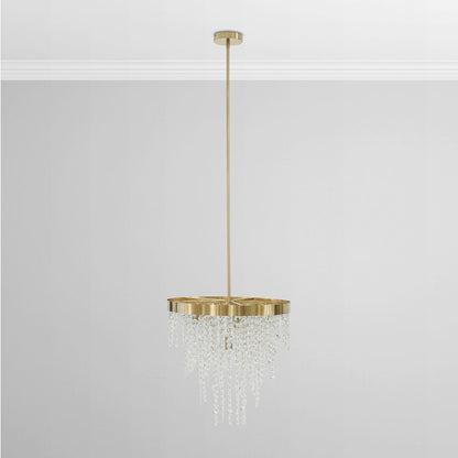 Juniper - Chandelier - Clear/Brass
