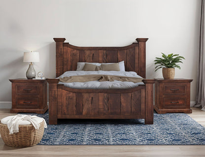 Madeira - Queen Footboard - Deep Brown