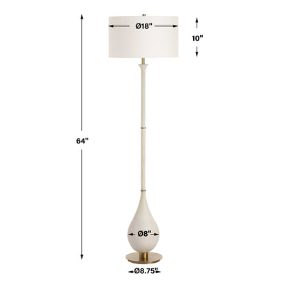 Dewdrop - Floor Lamp - Ivory