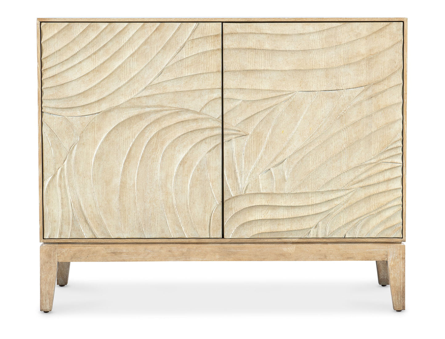 Retreat - Carved Nightstand - Beige