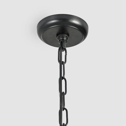 Derince - Iron Chandelier Small - Black