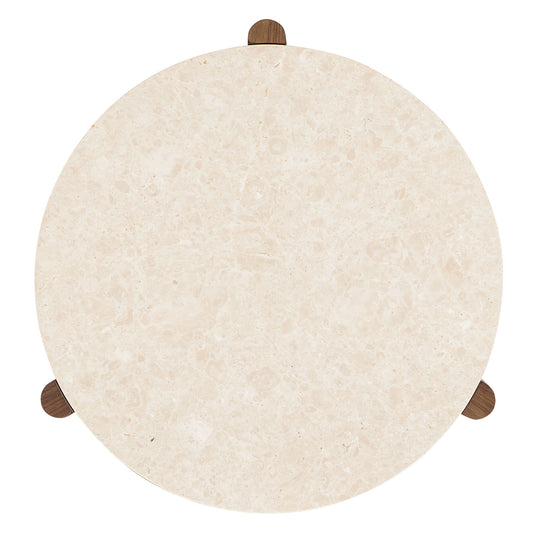Eleana - Round End Table - Medium Wood