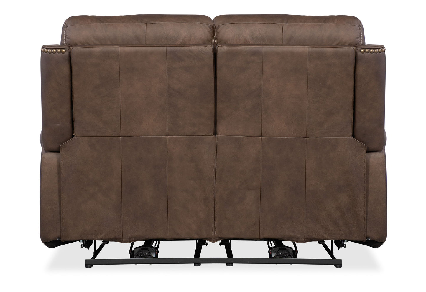 SS - Duncan Power Loveseat With Power Headrest & Lumbar - Dark Brown