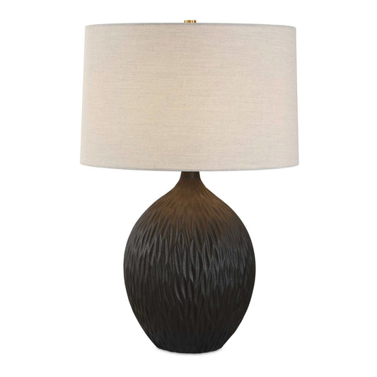 Levee - Satin Table Lamp - Black