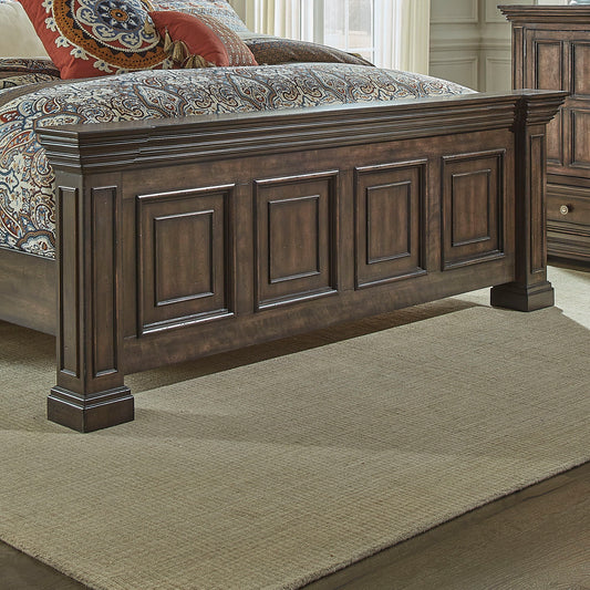 Big Valley - Queen Mansion Footboard - Light Brown