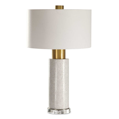 Vaeshon - Concrete Table Lamp - White