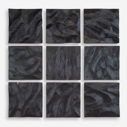 Malosi - Wood Wall Decor (Set of 9) - Black