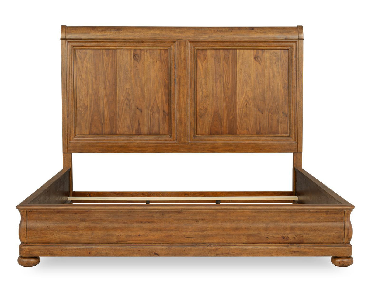 Echelon - Sleigh Footboard Queen - Heritage Walnut