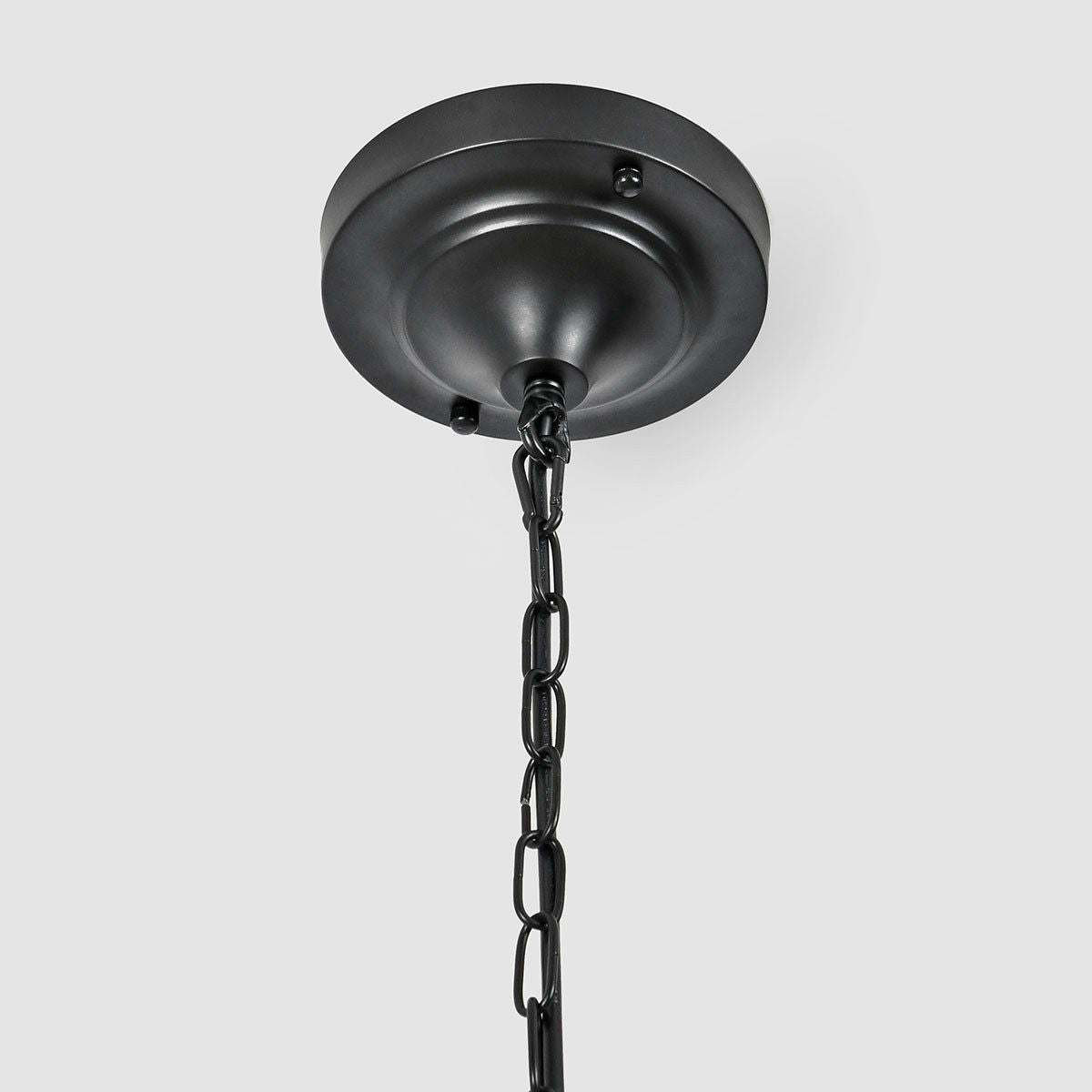 Camille - Glass Pendant - Black