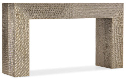 Melange - Tivoli Console Table - Pearl Silver
