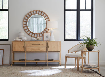 Retreat - Pole Rattan Accent Mirror