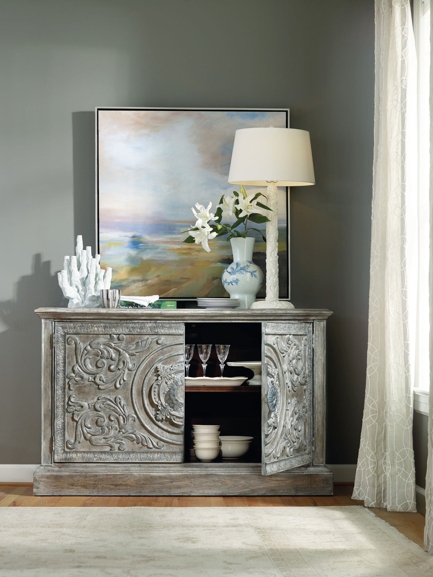 True Vintage - Melange 2-Door Accent Console