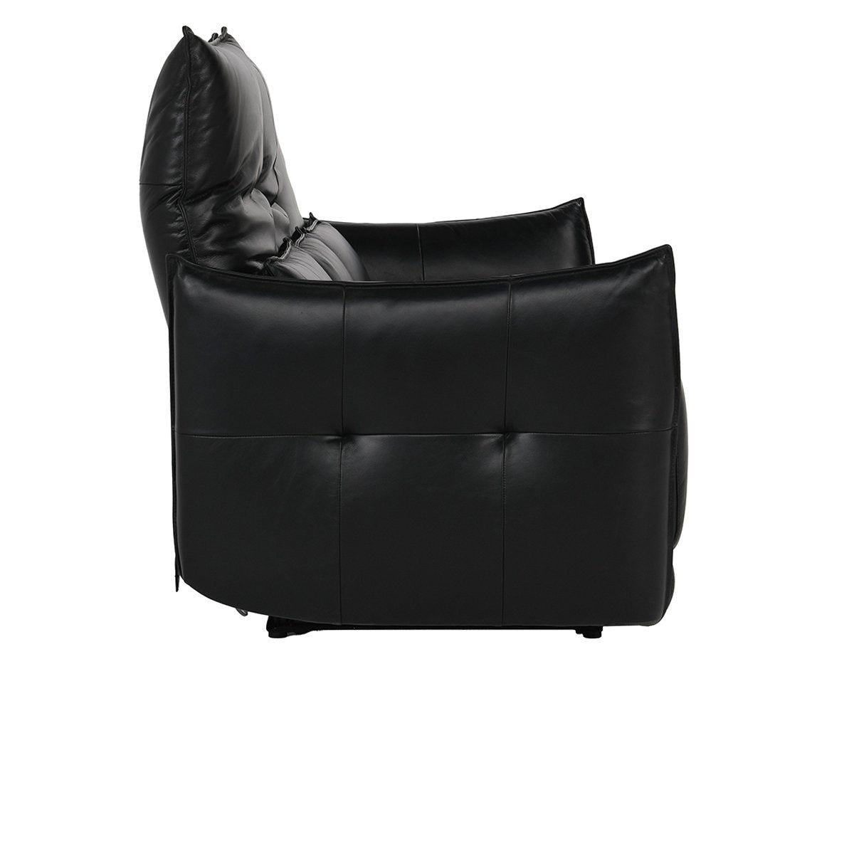 Amsterdam - Leather Power Recliner Sofa - Black