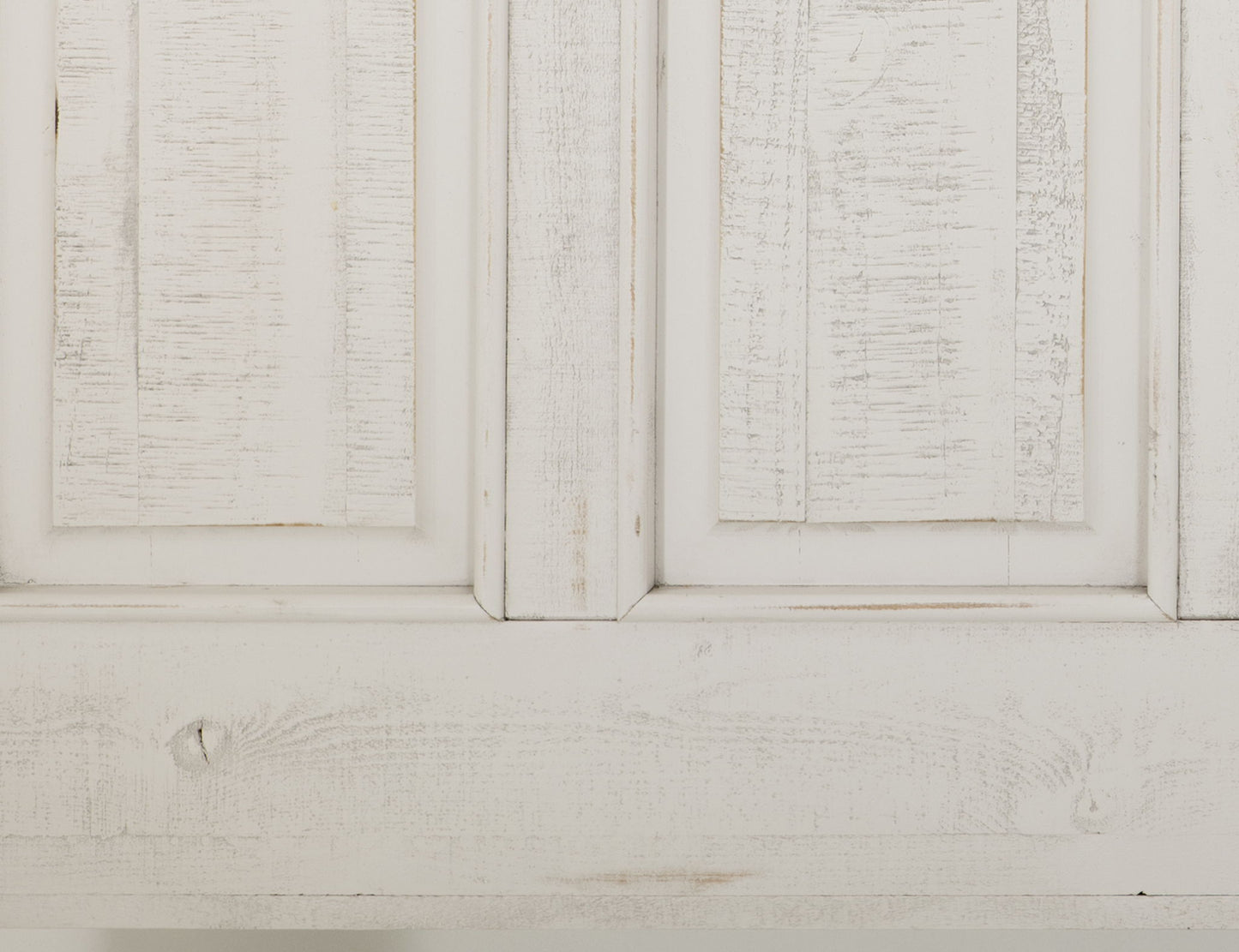 Terra - King Footboard - Distressed White