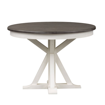 Allyson Park - Single Pedestal Table Base - White