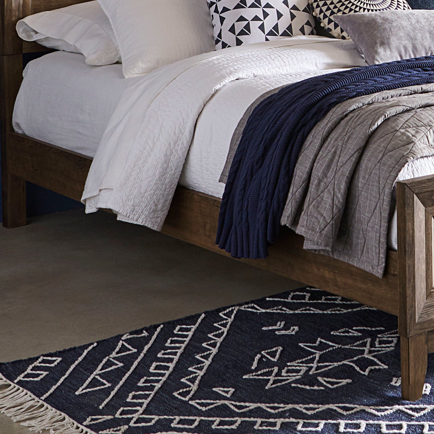 Ridgecrest - California King Panel Rails - Light Brown