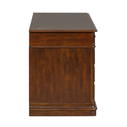 Brayton Manor - Jr Executive Credenza Top - Dark Brown