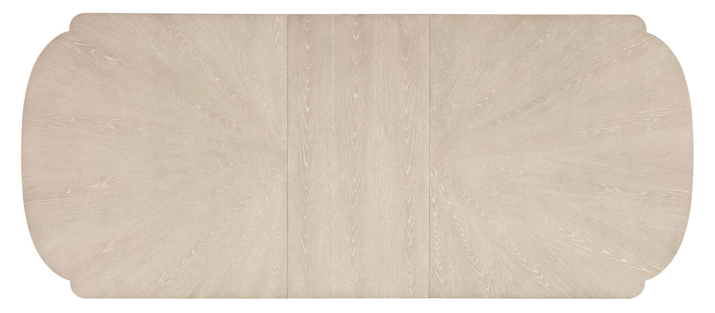 Nouveau Chic - Rectangle Dining Table With 1-22" Leaf - Light Brown